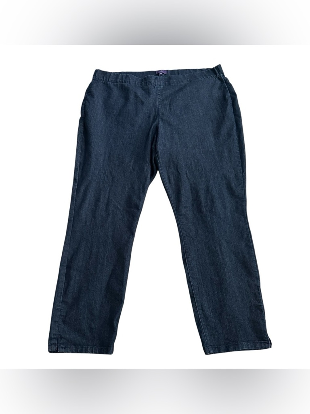 NYDJ Pull on Ankle Denim Jeans Trousers Womens Plus 18W